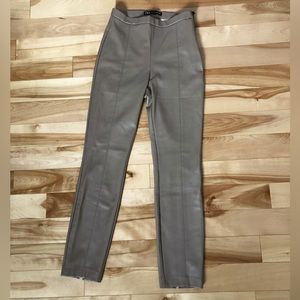 ZARA beige/tan leather pants